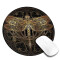 Tapis de souris Libellule noir 20.3x20.3 cm - miniature variant 1