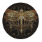 Tapis de souris Libellule noir 20.3x20.3 cm - miniature variant 8