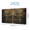 Tapis de souris Libellule noir XXL 75x40 cm - miniature variant 2