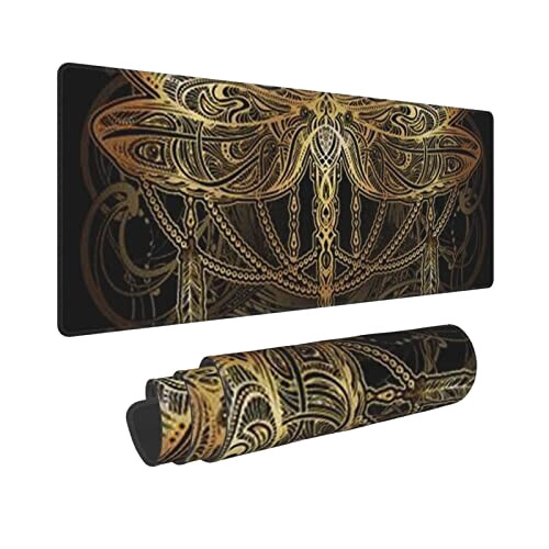 Tapis de souris Libellule noir 80 x 30 31.5x11.8 cm variant 0 