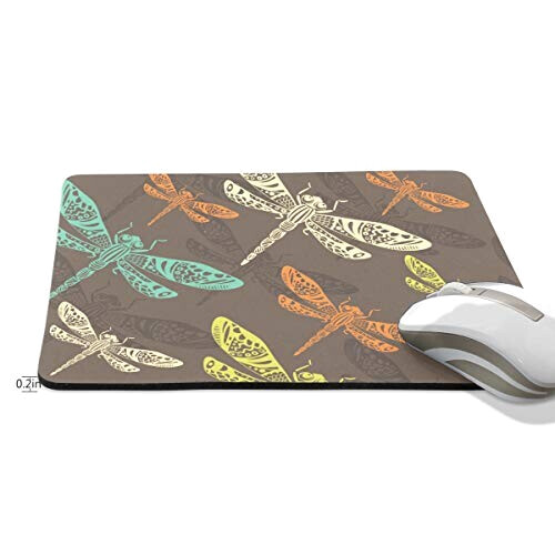 Tapis de souris Libellule multicolore 190x250 mm