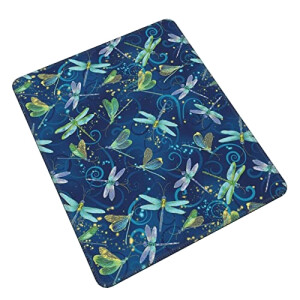 Tapis de souris Libellule noir 18x22 cm