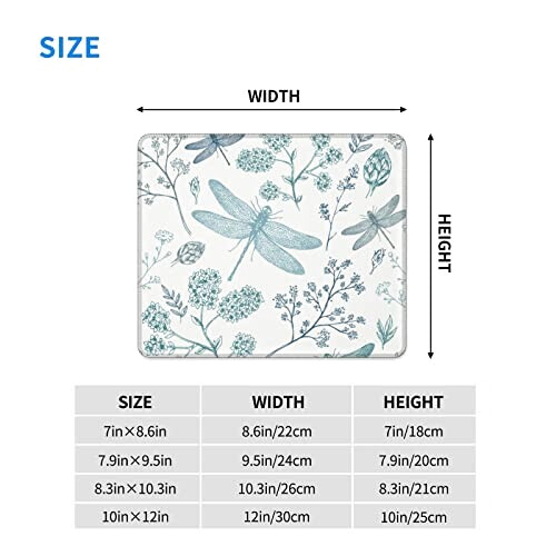 Tapis de souris Libellule 18x22 cm variant 0 