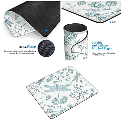 Tapis de souris Libellule 18x22 cm variant 1 