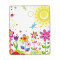 Tapis de souris Libellule sun butterflies fleurs pour chambre d'enfant 18x22 cm - miniature