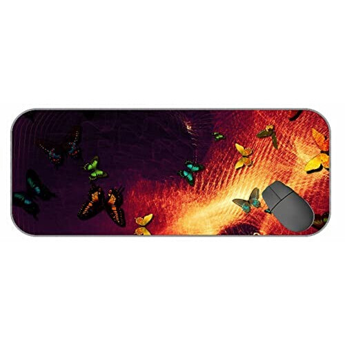 Tapis de souris Papillon yt XXL 750x300 mm