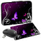 Tapis de souris Papillon violet butterfly 41.5x32 cm - miniature