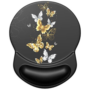 Tapis de souris Papillon golden butterfly 220x180 mm