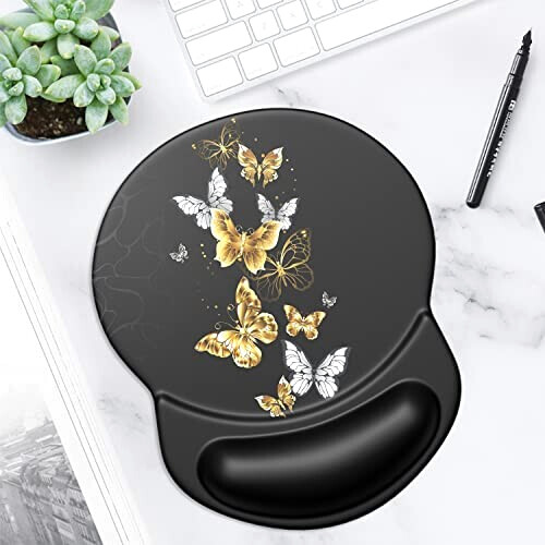 Tapis de souris Papillon golden butterfly 220x180 mm variant 4 