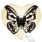 Tapis de souris Papillon multicouleur 22x20 cm - miniature