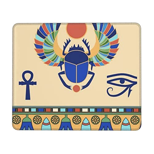 Tapis de souris Scarabée égyptienne 18x22 cm