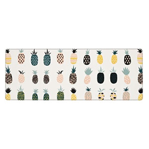 Tapis de souris Ananas noir 80 x 30 80x30 cm