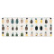 Tapis de souris Ananas noir 80 x 30 80x30 cm - miniature
