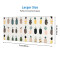 Tapis de souris Ananas noir 80 x 30 80x30 cm - miniature variant 3