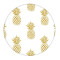 Tapis de souris Ananas doré 20.3x20.3 cm - miniature variant 8