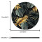 Tapis de souris Ananas golden and dark leaves 22x22 cm - miniature variant 1
