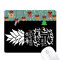 Tapis de souris Ananas multicouleur 18x22 cm - miniature