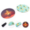 Tapis de souris Ananas couleur assortie 20x20 cm - miniature