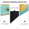 Tapis de souris Ananas couleur assortie 20x20 cm - miniature variant 3