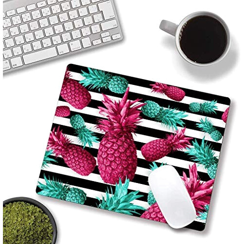 Tapis de souris Ananas bleurose 200x200 mm variant 2 