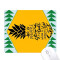 Tapis de souris Ananas multicouleur 18x22 cm - miniature