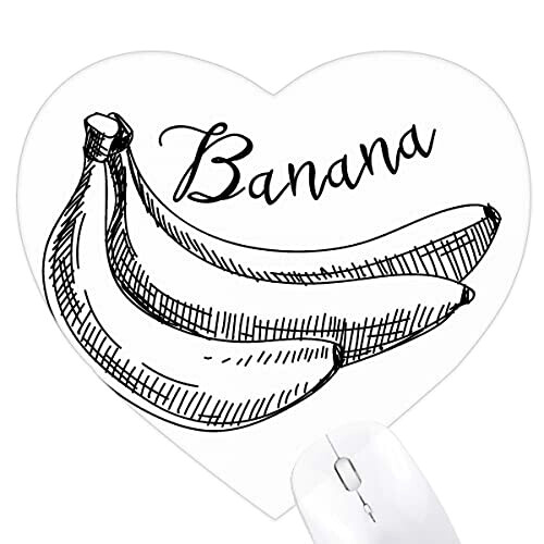 Tapis de souris Banane multicouleur 22x20 cm