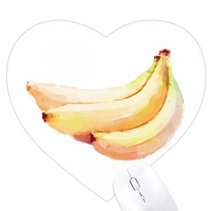 Tapis de souris Banane multicouleur 22x20 cm