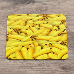 Tapis de souris Banane jaune