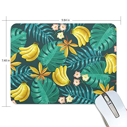 Tapis de souris Banane multicolore 190x250 mm