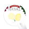 Tapis de souris Citron multicouleur 20x20 cm - miniature