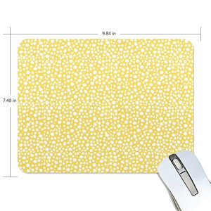 Tapis de souris Citron blanc 190x250 mm