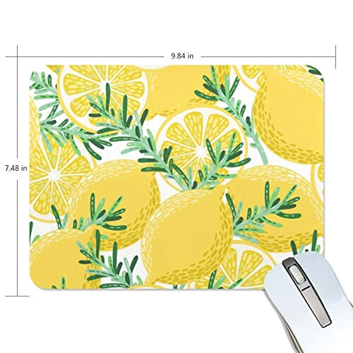 Tapis de souris Citron multicolore 25x20 cm