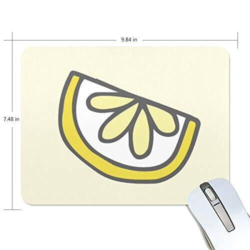 Tapis de souris Citron multicolore 25x20 cm