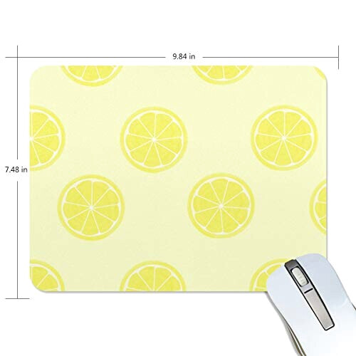 Tapis de souris Citron multicolore 25x20 cm