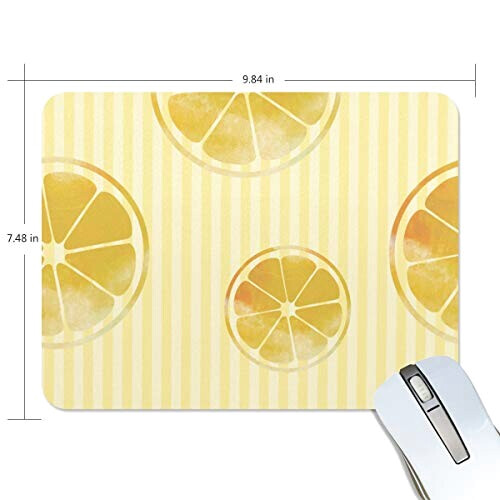 Tapis de souris Citron multicolore 25x20 cm