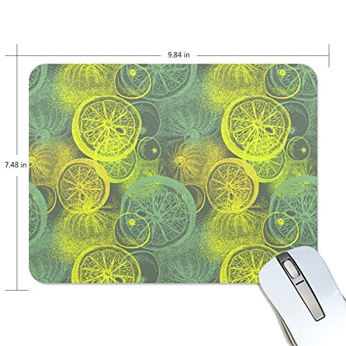 Tapis de souris Citron multicolore 24.84x19.84 cm