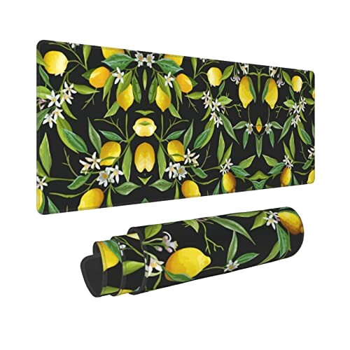 Tapis de souris Citron noir 80 x 30 80x30 cm variant 0 