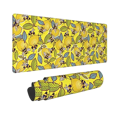 Tapis de souris Citron jaune et abeille