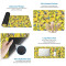 Tapis de souris Citron jaune et abeille - miniature variant 2