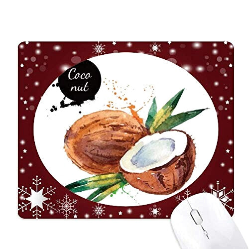 Tapis de souris Noix de coco multicouleur 18x22 cm