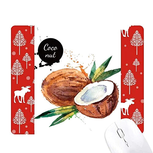 Tapis de souris Noix de coco multicouleur 18x22 cm