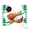 Tapis de souris Noix de coco multicouleur 18x22 cm - miniature
