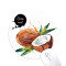 Tapis de souris Noix de coco 20x20 cm - miniature