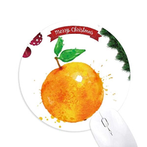 Tapis de souris Orange Fruit multicouleur 20x20 cm