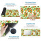 Tapis de souris Orange Fruit fleurs jaunes et orangers - miniature variant 2