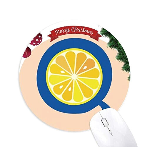 Tapis de souris Orange Fruit multicouleur 20x20 cm