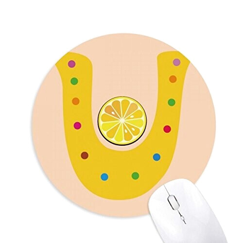 Tapis de souris Orange Fruit 20x20 cm