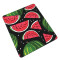 Tapis de souris Pastèque noir 18x22 cm - miniature