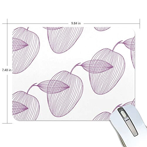 Tapis de souris Poire violet 190x250 mm