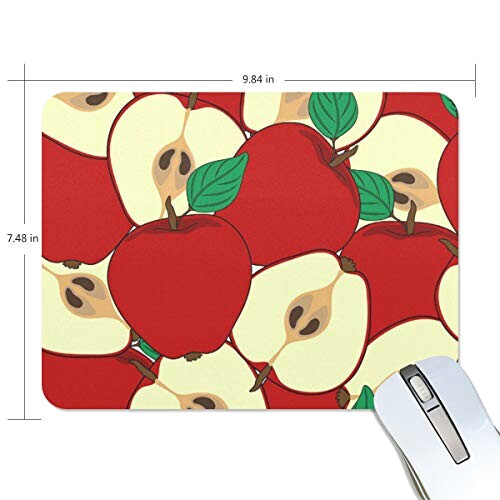 Tapis de souris Pomme multicolore 190x250 mm